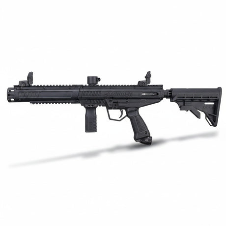 id-paintball Tippmann Stormer Tactical Paintball Markierer in Schwarz mit verstellbarer Schulterstütze und Visieren