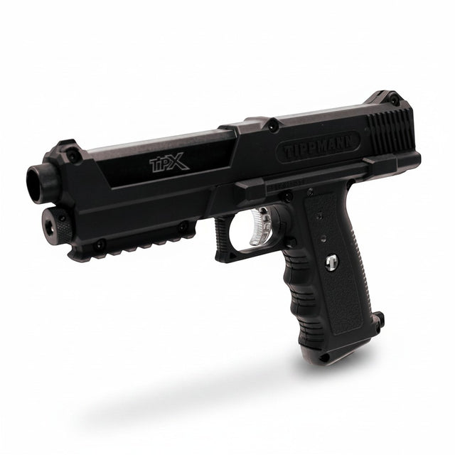 id-paintball Tippmann TiPX Paintball Markierer in Schwarz mit ergonomischem Griff und Schienensystem