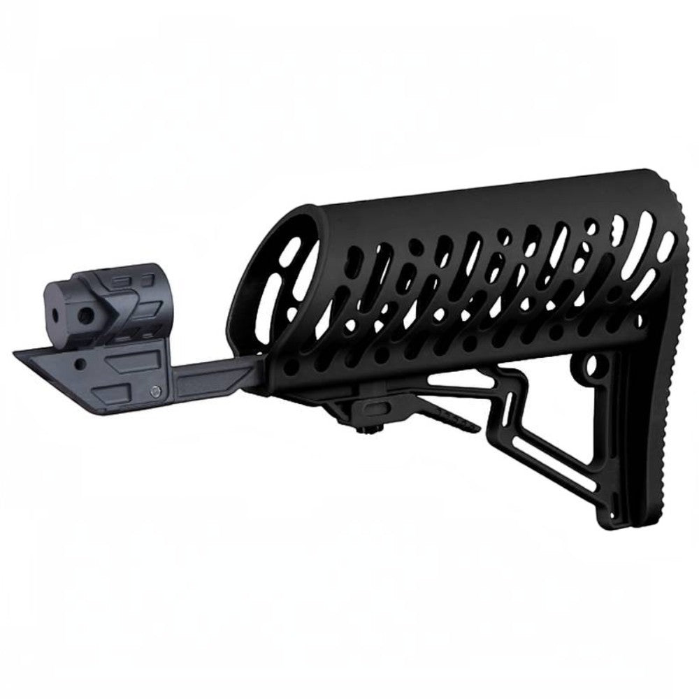 id-paintball Tippmann TMC Air-Thru Stock Schulterstütze in Schwarz für MagFed Paintball Markierer der 2. Generation