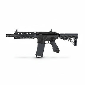 id-paintball Tippmann TMC Magfed Paintball Markierer in Schwarz mit taktischem AR15 Design und Magazin