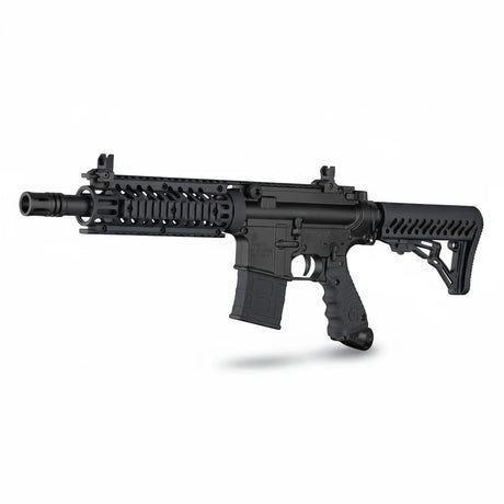 id-paintball Tippmann TMC Magfed Markierer in Schwarz mit taktischem AR15-Design und Magazin