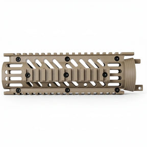 id-paintball Tippmann TMC Original Shroud in Tan aus robustem Kunststoff mit taktischem Design und Montageschienen