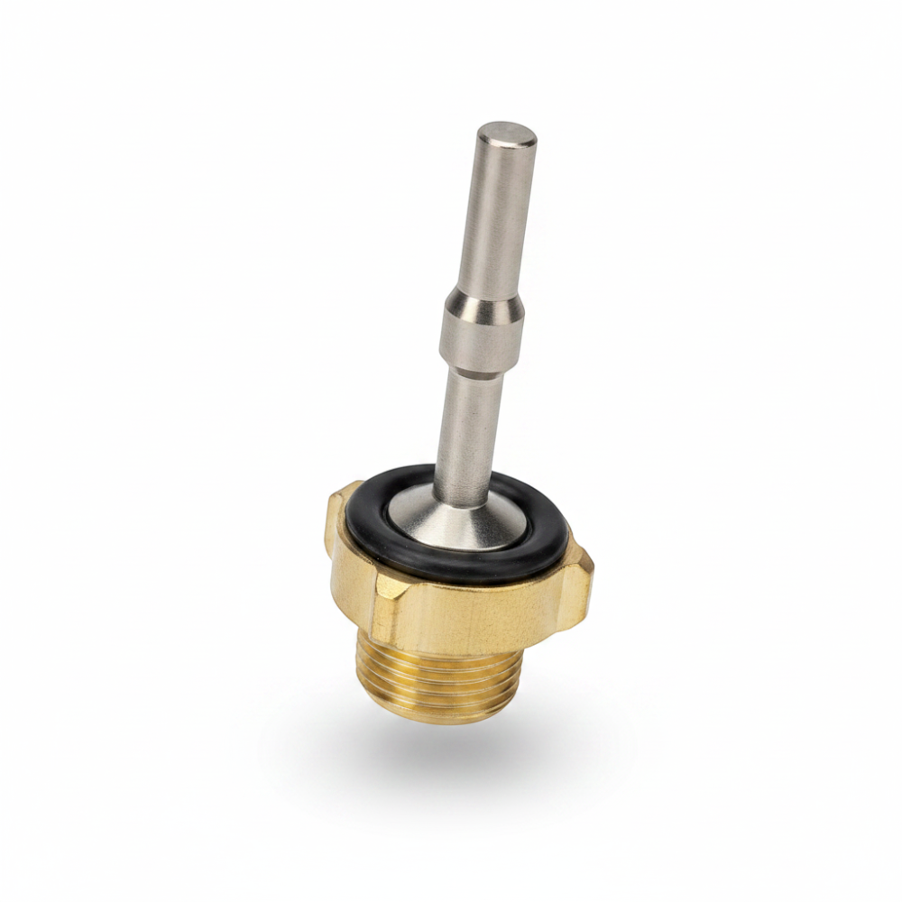 id-paintball Tippmann Valve Stem Complete Ersatzteil aus Metall mit schwarzem O-Ring für Paintball Markierer
