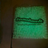 id-paintball Tomahawk Fifty Lightning Paintballs im Kaliber .50, die im Dunkeln grün leuchten, 500 Stück im Beutel