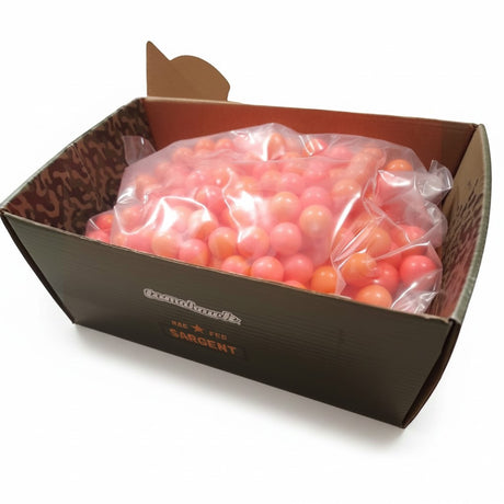 id-paintball Tomahawk Sargent Magfed Paintballs Kaliber 68 in einer Box mit 500 Stück, magenta-pinke Schale