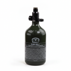 id-paintball Totem Air 0,6L 200 Bar HPA-System aus Aluminium für Paintball und Softair mit schwarzem Regulator
