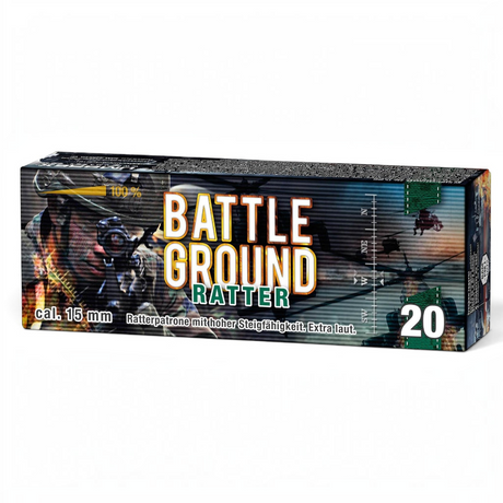 id-paintball Umarex Battle Ground Ratter 15mm Signalsterne Packung mit 20 lautstarken Pyroeffekt-Patronen