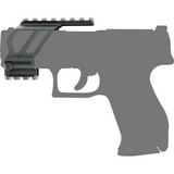 id-paintball Umarex Universal Brückenmontage aus schwarzem Polymer für Picatinny-Schienen an Kurzwaffen