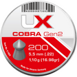 id-paintball Umarex Cobra Gen2 Spitzkopf Diabolos 5,5mm in einer Metalldose mit 200 Schuss für Luftdruckwaffen