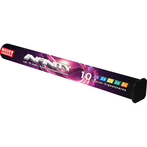 id-paintball Umarex Infinity Signalsterne im 10er Röhrchen mit 15 mm Kaliber in fünf bunten Farben für Leuchteffekte