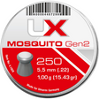 id-paintball Umarex Mosquito Gen2 Flachkopf Diabolos 5,5mm in einer Dose mit 250 Stück für Luftdruckwaffen