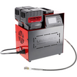id-paintball Umarex PerformanceAir 1400 PCP-Kompressor in Rot und Schwarz mit zwei Akkus und digitalem Display