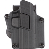 id-paintball Umarex Polymer Multifit Paddle Holster in Schwarz mit verstellbarem Ziehwinkel und Release-Button