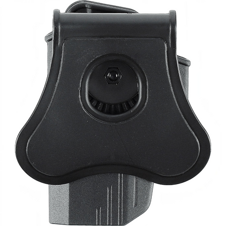 id-paintball Umarex Paddle Schnellzieh-Holster aus schwarzem Polymer für Smith & Wesson M&P9 mit 360-Grad-Drehung