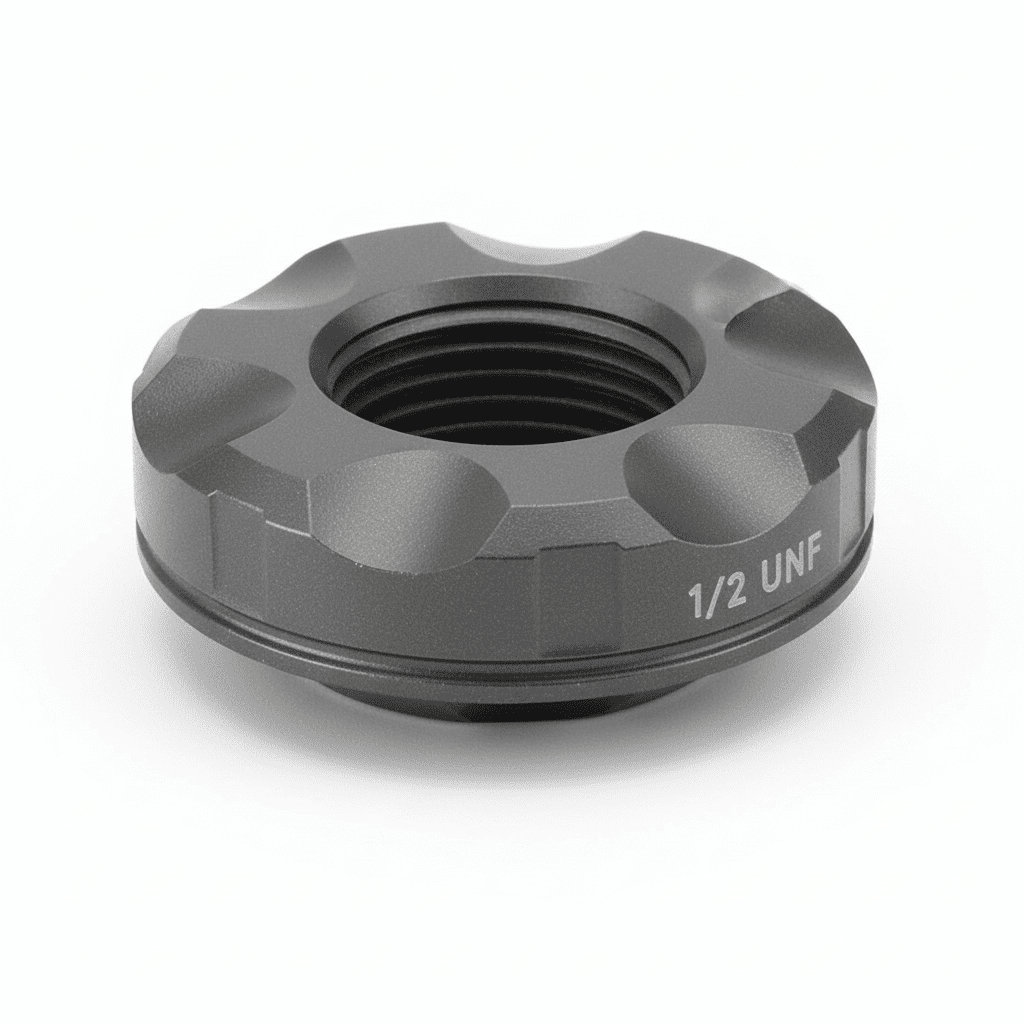 id-paintball Umarex SD5 Schalldämpfer Adapter 1/2-20 UNF aus mattschwarzem Aluminium für Luftdruckwaffen