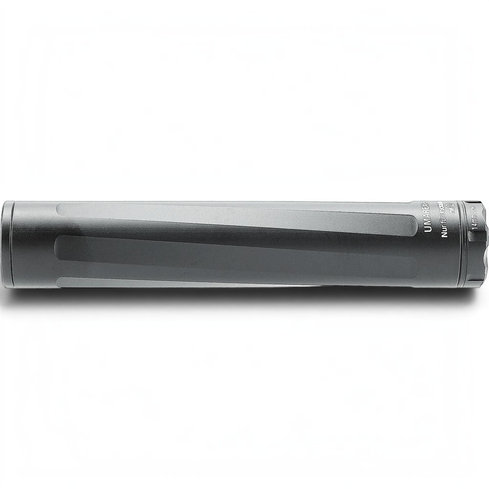 id-paintball Umarex SD5 Schalldämpfer aus mattschwarzem Aluminium für Luftdruckwaffen mit 137 mm Länge