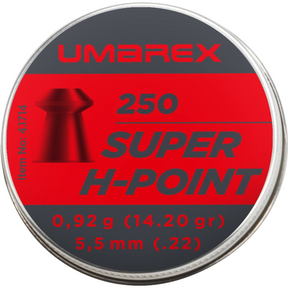 id-paintball Umarex Super H-Point Diabolo Munition 5,5 mm in einer Dose mit 250 Stück für präzises Zielschießen