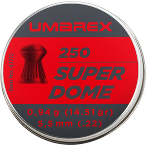 id-paintball Umarex Superdome Diabolo Dose mit 250 Rundkopf-Geschossen im Kaliber 5,5 mm für Luftgewehre