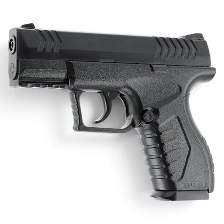 id-paintball Umarex UX XBG CO2-Pistole in Schwarz mit kompakter Polymerkonstruktion für 4,5 mm Stahl-BBs