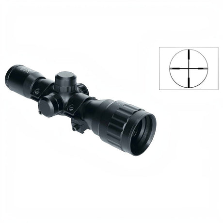 id-paintball Umarex UX RS 4x32 FI Zielfernrohr in Schwarz mit beleuchtetem Duplex-Absehen für 11-mm-Prismenschiene