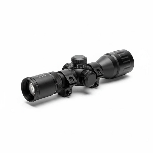 id-paintball Umarex UX RS 4x32 FI Zielfernrohr in Schwarz mit beleuchtetem Duplex-Absehen und Prismenschiene
