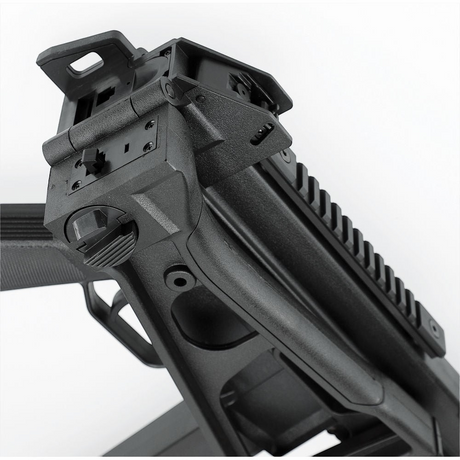 id-paintball Heckler & Koch UMP Sportsline Airsoft mit klappbarem Schaft und Picatinny-Schiene in Schwarz