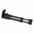id-paintball Universal Bipod Zweibein in Schwarz, längenverstellbar für Picatinny-Schienen und Laufmontage