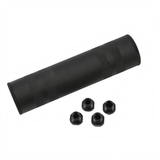 id-paintball shoXx Universal Schalldämpfer in brüniertem Schwarz mit vier Adaptern für Schreckschusswaffen