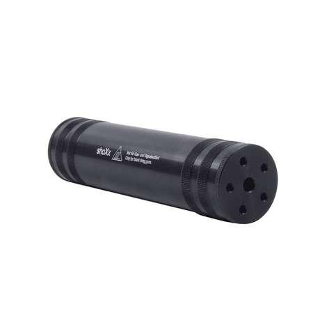 id-paintball shoXx Universal Schalldämpfer in brünierter Optik für Schreckschusspistolen und Revolver