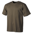 id-paintball US T-Shirt in Oliv aus robuster Baumwolle mit verstärktem Rundhalsausschnitt für Outdoor und Alltag