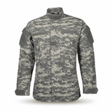id-paintball US Uniform Feldjacke in ACU Camo aus strapazierfähigem Ripstop-Baumwollgewebe mit Stehkragen
