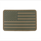 id-paintball USA 3D Rubber-Patch in oliv und beige mit Klettverschluss für taktische Ausrüstung