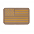id-paintball USA 3D Rubber-Patch in Beige mit Klettverschluss für taktische Ausrüstung