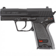 id-paintball Heckler & Koch USP Compact Federdruck Airsoft Pistole in Schwarz mit Metalllauf und Sicherungshebel