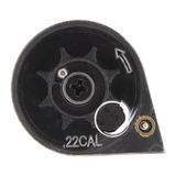 id-paintball UX Magazin für 5,5 mm .22 Diabolo mit 7 Schuss Kapazität in schwarzem Kunststoff