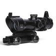 id-paintball UX Nano Point 4 Leuchtpunktvisier aus schwarzem Metall mit 30mm Objektiv für Picatinny-Schienen