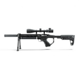 id-paintball UX Notos PCP Luftgewehr in Schwarz mit 3-9x40 Zielfernrohr und klappbarem Zweibein