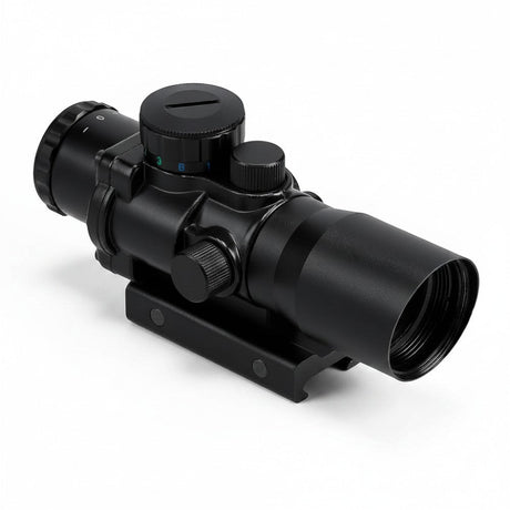 id-paintball UX RS 4x32 TacDot Zielfernrohr in Schwarz mit beleuchtetem Absehen und Picatinny-Montage