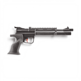 id-paintball UX SPA Master PCP Luftpistole in Schwarz mit rotem Abzug, 4,5 mm Kaliber und Picatinny-Schiene