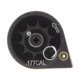 id-paintball UX SPA Master Ersatzmagazin Trommel für 9 Diabolos im Kaliber 4,5 mm (.177) aus schwarzem Metall