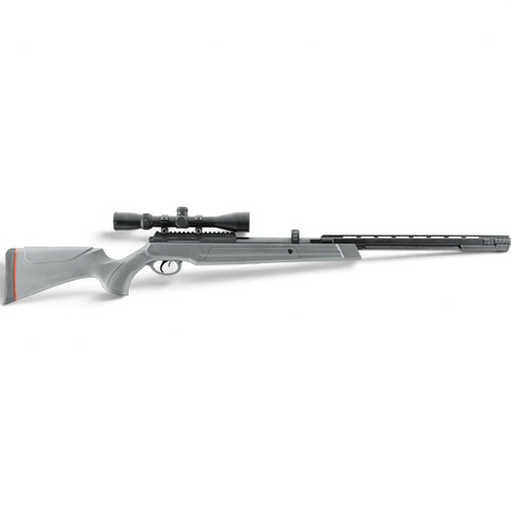 id-paintball UX Synergis Elite Federdruck-Luftgewehr mit grauem Polymerschaft und montiertem 3-9x40 Zielfernrohr