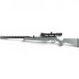 id-paintball UX Synergis Elite Luftgewehr mit grauem Polymerschaft, Unterhebelspanner und montiertem 3-9x40 Zielfernrohr