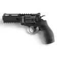 id-paintball Umarex UX Tornado CO2-Revolver in Schwarz mit 10-Schuss-Trommel, Polymergehäuse und Picatinny-Schienen.