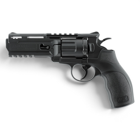 id-paintball Umarex UX Tornado CO2-Revolver in Schwarz mit 10-Schuss-Trommel, Polymergehäuse und Picatinny-Schienen.