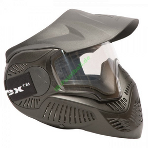 id-paintball Valken Annex MI-7 Thermal Paintball-Maske in Schwarz mit Visor und 250-Grad-Sichtfeld