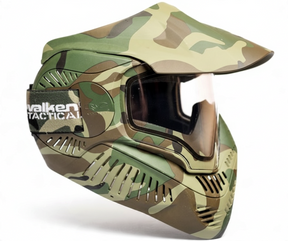 id-paintball Valken MI-7 Woodland Thermal Paintball-Maske mit Tarnmuster und beschlagfreiem Thermalglas
