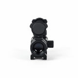 id-paintball Valken V Tactical 1x30MR Leuchtpunktvisier aus schwarzem Aluminium mit Objektivabdeckung