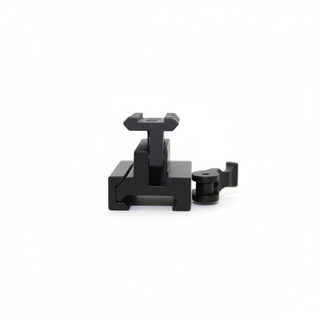 id-paintball verstellbarer 40mm Riser aus schwarzem Aluminium für Weaver- und Picatinny-Schienen