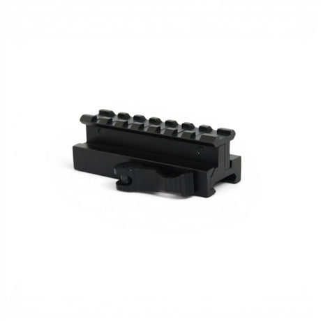 id-paintball verstellbarer 80mm Riser aus schwarzem Aluminium für 20mm Picatinny-Schienen zur Zielfernrohr-Erhöhung