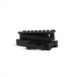 id-paintball verstellbarer 80mm Riser aus schwarzem Aluminium für 20mm Picatinny-Schienen zur Zielfernrohr-Erhöhung